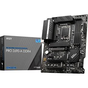 MSI PRO Z690-A DDR4 ProSeries Motherboard (ATX, 12th Gen Intel Core, LGA 1700 Socket, DDR4, PCIe 4, CFX, M.2 Slots)