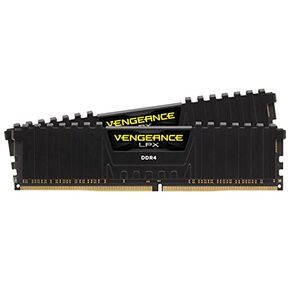 كورسير VENGEANCE LPX 32 جيجا (2x16 جيجابايت) DDR4 4000 (PC4-32000) C19 ذاكرة لسطح المكتب - أسود
