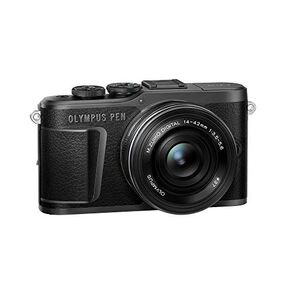PEN E-PL10 Black Camera Body with Black M.Zuiko Digital 14-42mm F3.5-5.6 EZ Lens in Kuwait