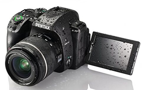 Pentax K-70 18-55mm Lens Kit Black, APS-C in Kuwait
