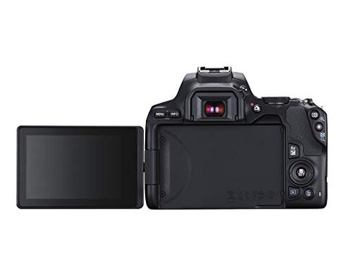كاميرا Canon EOS Rebel SL3 الرقمية ذات العدسة الأحادية العاكسة مع مجموعة عدسات EF-S مقاس 18-55 مم، وشبكة Wi-Fi مدمجة، وميزة التركيز البؤري التلقائي CMOS ثنائي البكسل وشاشة لمس متغيرة الزوايا مقاس 3.0 بوصة، باللون الأبيض in Kuwait