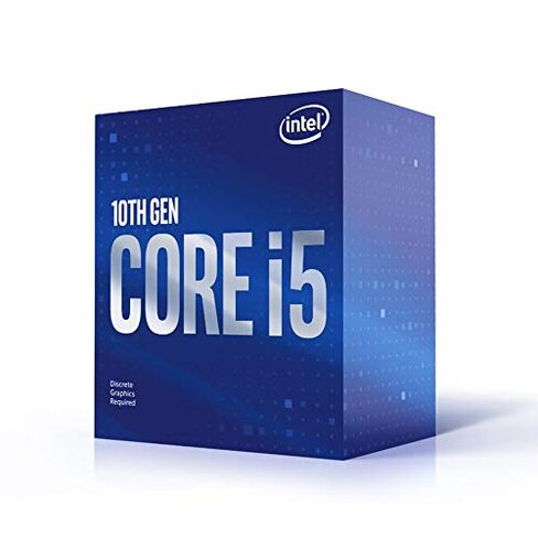 انتل معالج كمبيوتر مكتبي كور i5-10400F سداسي النواة حتى 4.3 جيجاهرتز بدون معالج رسومات LGA1200 (شريحة انتل سلسلة 400) 65 واط، رقم الموديل: BX8070110400F in Kuwait