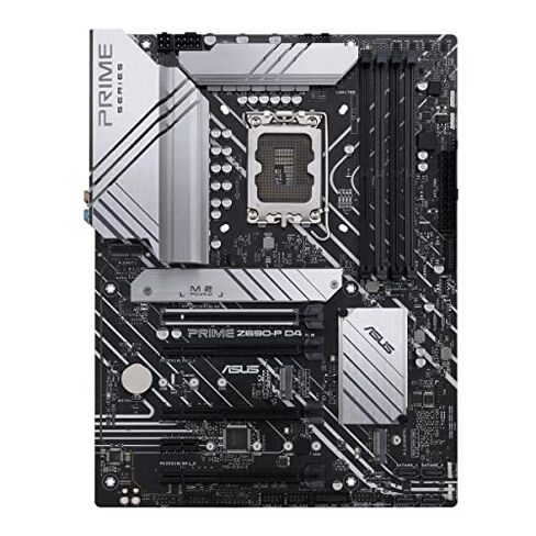 ASUS Prime Z690-P D4 LGA 1700 (Intel 12th Gen) ATX Motherboard (PCIe 5.0,DDR4,14+1 Power Stages, 3X M.2,2.5Gb LAN,V-M.2 e-Key,Front Panel USB 3.2 Gen 1 USB Type-C,Thunderbolt 4 Support, Arua Sync) in Kuwait