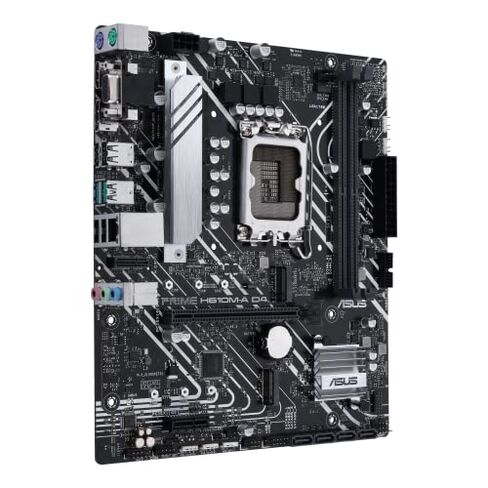 ASUS Prime H610M-A D4-CSM LGA 1700(Intel 12th Gen) Micro-ATX Commercial Motherboard (PCIe 4.0, DDR4, 2xM.2 Slots,1Gb LAN, Rear USB 3.2 Gen 2 Ports, DP/HDMI/D-Sub, SPI-TPM Header, ACCE) in Kuwait