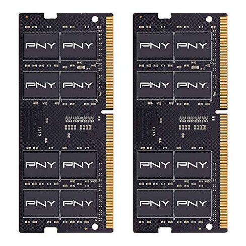 PNY Performance 16GB (2x8GB) DDR4 DRAM 3200MHz (PC4-25600) CL22 (Compatible with 2666MHz, 2400MHz or 2133MHz) 1.2V Dual Channel Notebook/Laptop (SODIMM) Computer Memory Kit – MN16GK2D43200-TB in Kuwait