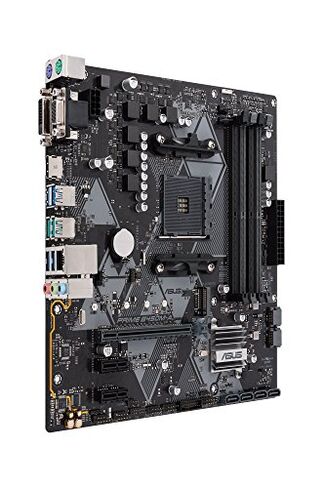 ASUS Prime B450M-A/CSM AMD AM4 (3rd/2nd/1st Gen Ryzen Micro-ATX commercial motherboard (1Gb LAN, ECC Memory, D-Sub/HDMI/DVI-D, TPM header, COM port, ASUS Control Center Express) in Kuwait