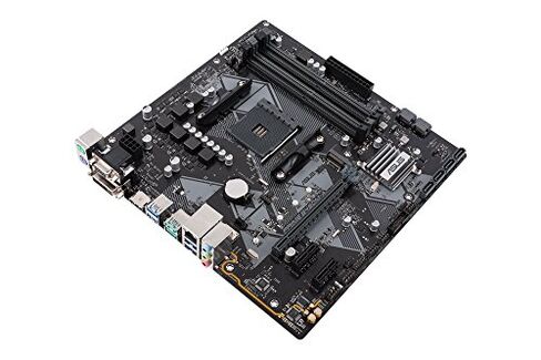 ASUS Prime B450M-A/CSM AMD AM4 (3rd/2nd/1st Gen Ryzen Micro-ATX commercial motherboard (1Gb LAN, ECC Memory, D-Sub/HDMI/DVI-D, TPM header, COM port, ASUS Control Center Express) in Kuwait