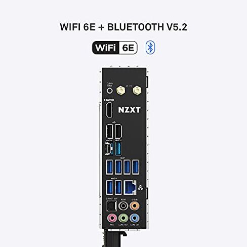 NZXT N7 Z590 - Intel Z590 chipset (Supports 11th Gen CPUs) - ATX Gaming Motherboard - Integrated I/O Shield - WiFi 6E connectivity - Bluetooth V5.2 in Saudi Arabia