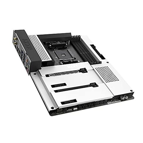 NZXT N7 B550 - N7-B55XT-B1 - مجموعة شرائح AMD B550 (تدعم وحدات المعالجة المركزية AMD مقبس AM4 Ryzen) - اللوحة الأم للألعاب ATX - درع الإدخال/الإخراج الخلفي المتكامل - اتصال WiFi 6 in Saudi Arabia