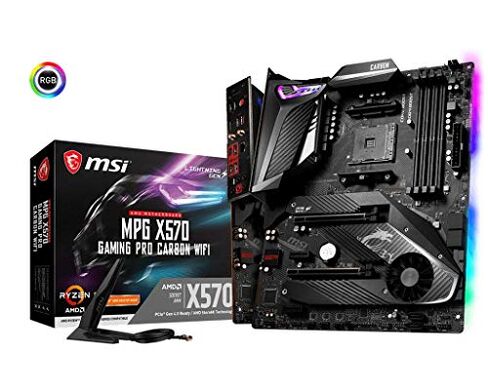 MSI MPG X570S CARBON MAX WIFI Gaming Motherboard (ATX, AMD, Socket AM4. DDR4, PCIe 4, CFX, M.2 Slots, Wi-Fi 6E) in Kuwait