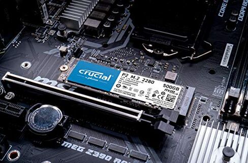 Crucial P2 250GB 3D NAND NVMe PCIe M.2 SSD Up to 2400MB/s - CT250P2SSD8 in Saudi Arabia