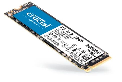 Crucial P2 250GB 3D NAND NVMe PCIe M.2 SSD Up to 2400MB/s - CT250P2SSD8 in Saudi Arabia