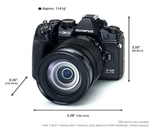 OM SYSTEM Olympus OM-D E-M1 Mark III Black Camera Body with M.Zuiko Digital ED 12-100mm F4.0 is PRO Lens in Kuwait