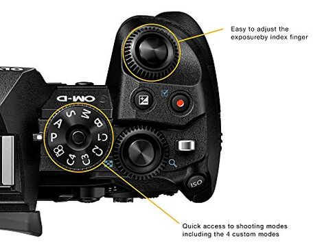 OM SYSTEM Olympus OM-D E-M1 Mark III Black Camera Body with M.Zuiko Digital ED 12-100mm F4.0 is PRO Lens in Kuwait