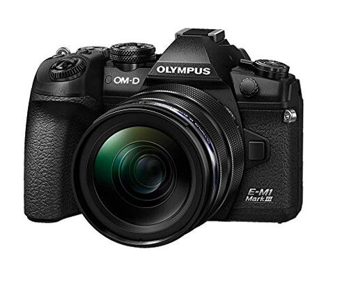 أوليمبوس OM-D E-M1 مارك III جسم كاميرا أسود in Saudi Arabia
