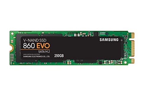 SAMSUNG 860 EVO SSD 250GB - M.2 SATA Internal Solid State Drive with V-NAND Technology (MZ-N6E250BW) in Kuwait