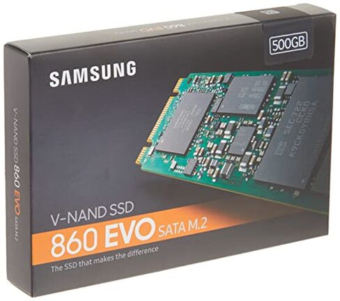 SAMSUNG 860 EVO SSD 250GB - M.2 SATA Internal Solid State Drive with V-NAND Technology (MZ-N6E250BW) in Kuwait