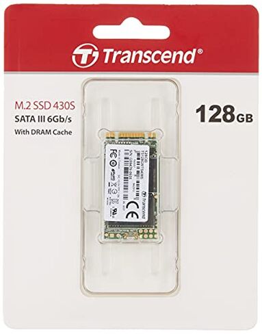 Transcend 256GB MTS430S M.2 SATA III 2242 SSD, Dram Cache, B+M Key in Kuwait