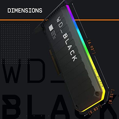 WD_BLACK Internal Gaming Solid State Drive SSD Add-in-Card - Gen3 PCIe, Up to 6500 MB/s in Kuwait