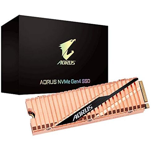 Gigabyte AORUS NVMe Gen4 M.2 PCI-Express 4.0 Interface High Performance Gaming, Full Body Copper Heat Spreader, Toshiba 3D NAND, DDR Cache Buffer in Saudi Arabia
