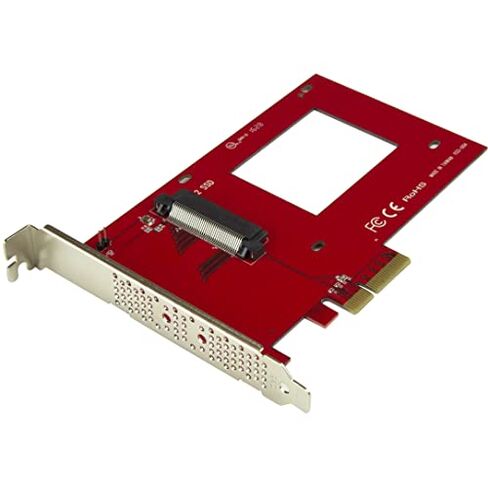 StarTech.com U.2 to PCIe Adapter - x4 PCIe - for 2.5" U.2 NVMe SSD - SFF-8639 PCIe Adapter - U.2 SSD - PCIe SSD - U.2 Drive - PEX4SFF8639 in Saudi Arabia