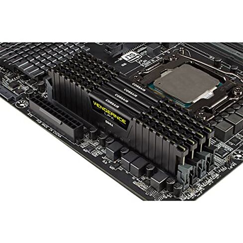 Corsair VENGEANCE LPX DDR4 RAM 32GB (2x16GB) 3200MHz CL16 Intel XMP 2.0 Computer Memory - Black (CMK32GX4M2E3200C16) in Kuwait