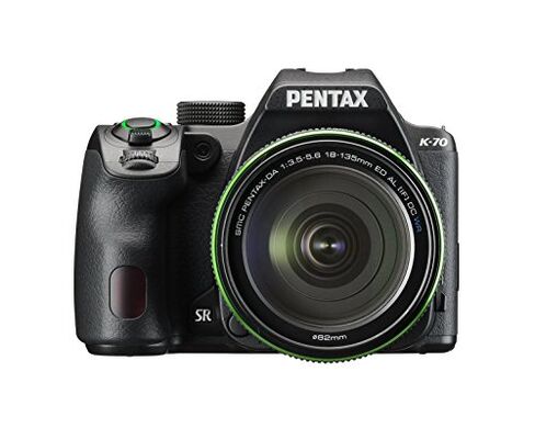 Pentax K-70 Weather-Sealed DSLR Camera with 18-135mm Lens (Black) in Kuwait