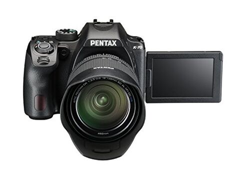 Pentax K-70 Weather-Sealed DSLR Camera with 18-135mm Lens (Black) in Kuwait