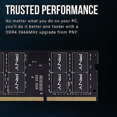 PNY Performance 8GB DDR4 2400MHz (PC4-19200) CL17 1.2V Notebook/Laptop (SODIMM) Computer Memory – MN8GSD42400 in Saudi Arabia