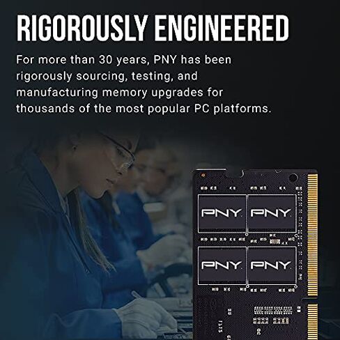PNY Performance 8GB DDR4 2400MHz (PC4-19200) CL17 1.2V Notebook/Laptop (SODIMM) Computer Memory – MN8GSD42400 in Saudi Arabia