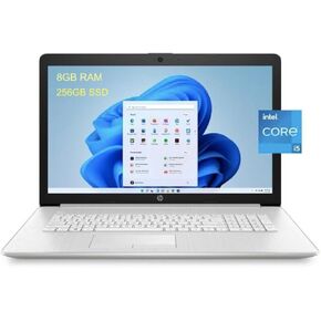 2022 Newest HP 17.3" FHD IPS Display Laptop: Intel 11th Quad-Core i5-1135G7, Intel Iris Xe Graphics - 32GB RAM - 512GB SSD - WiFi, Bluetooth, HDMI, Backlit Keyboard & Windows 10 Home w/ TLG USB in Saudi Arabia