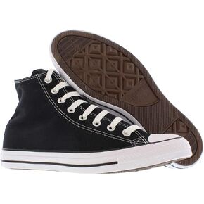 Converse Unisex Chuck Taylor Classic High Top Canvas Sneakers (12.5 Women/10.5 Men, Black) in Saudi Arabia