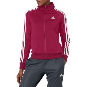 adidas Women's Plus Size Essentials Warm-up Slim 3-Stripes Track Top in Saudi Arabia