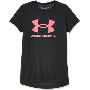 تي شيرت قصير الأكمام بشعار Tech Sportstyle للفتيات من Under Armour in Kuwait