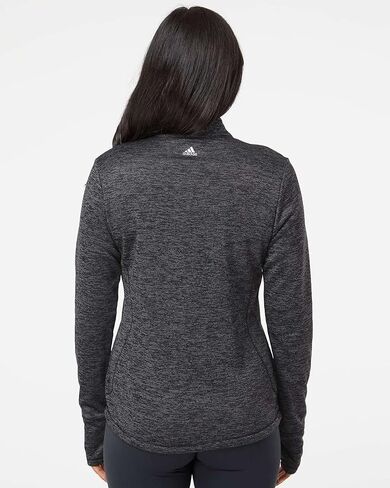 adidas - Women's Brushed Terry Heathered Quarter-Zip Pullover - A285 in Saudi Arabia