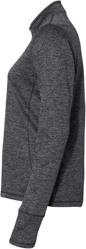 adidas - Women's Brushed Terry Heathered Quarter-Zip Pullover - A285 in Saudi Arabia