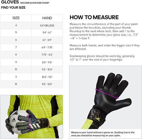 adidas Unisex-Adult Top Training Fingersave Goalie Predator Gloves in Saudi Arabia
