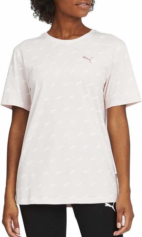 PUMA Women's Ultra Boyfriend Short Sleeve Logo Tee in Saudi Arabia
