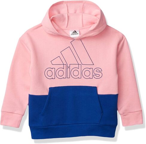 adidas Girls' Hooded Fleece Pullover Sweatshirt in Saudi Arabia