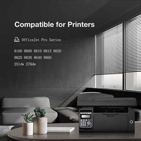 LEMERO Compatible Ink Cartridges Replacement for HP 950XL 951XL 950 951 XL for OfficeJet Pro 8600 8610 8620 8100 8630 8640 8615 8625 8660 251dw 276dw 271dw (Black, Cyan, Magenta, Yellow, 8-Pack) in Saudi Arabia