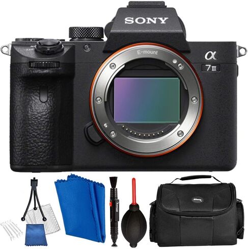 Sony Alpha a7 III Full Frame Mirrorless Digital Camera (Body Only) ILCE7M3/B - Bundle Kit in Saudi Arabia