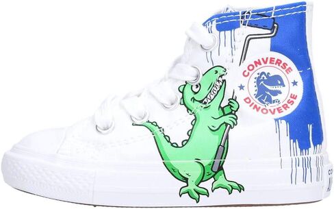 Converse Chuck Taylor All Star Hi Dinoverse White Canvas 6 US Infant in Saudi Arabia