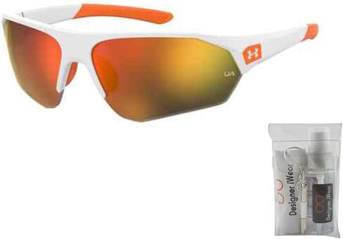 Under Armour UA7000 Instinct Wrap Around Sunglasses for Youth (For girls For boys) + BUNDLE with Designer iWear Eyewear Kit in Kuwait