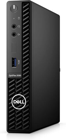 2022 Newest Dell Optiplex 3090 Micro Form Factor Business Desktop, Intel Core i5-10500T, 32GB RAM, 1TB PCIe SSD, DisplayPort, RJ-45, Wi-Fi 6, Bluetooth, Wired Mouse&Keyboard, Windows 11 Pro, Black in Kuwait