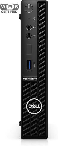 2022 Newest Dell Optiplex 3090 Micro Form Factor Business Desktop, Intel Core i5-10500T, 32GB RAM, 1TB PCIe SSD, DisplayPort, RJ-45, Wi-Fi 6, Bluetooth, Wired Mouse&Keyboard, Windows 11 Pro, Black in Kuwait