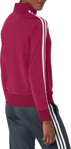 adidas Women's Plus Size Essentials Warm-up Slim 3-Stripes Track Top in Saudi Arabia