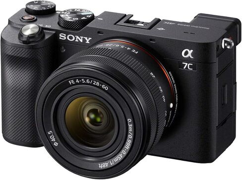 Sony Alpha 7C Full-Frame Compact Mirrorless Camera Kit - Black (ILCE7CL/B) (Renewed) in Saudi Arabia