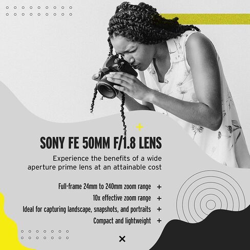 Sony a7 III Full Frame Mirrorless Camera with 28-70mm, FE 50mm f/1.8 Lens, 64GB Card, and Accessory Bundle (9 Items), Fast Shooting Speeds for Vlogging in Saudi Arabia