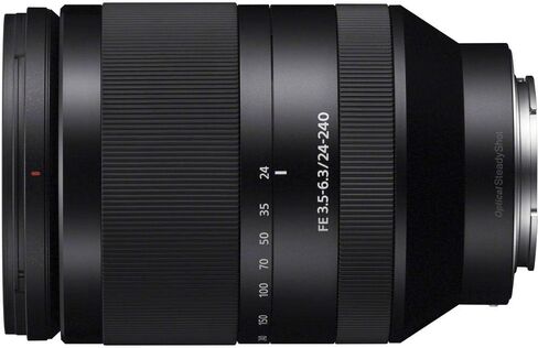 Sony FE 24-240mm f/3.5-6.3 OSS Lens (SEL24240) + Filter Kit + Backpack + 64GB Card + Card Reader + Flex Tripod + Memory Wallet + Lens Cap Keeper + Cleaning Kit + Hand Strap + More (Renewed) in Saudi Arabia