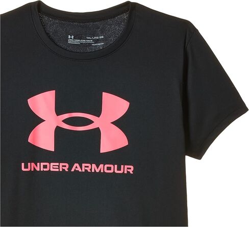 تي شيرت قصير الأكمام بشعار Tech Sportstyle للفتيات من Under Armour in Kuwait
